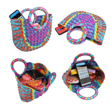 New arrival push pop bubble handbag design fidget toys hand bag shape